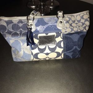 Coach Denim Poppy shoulder bag